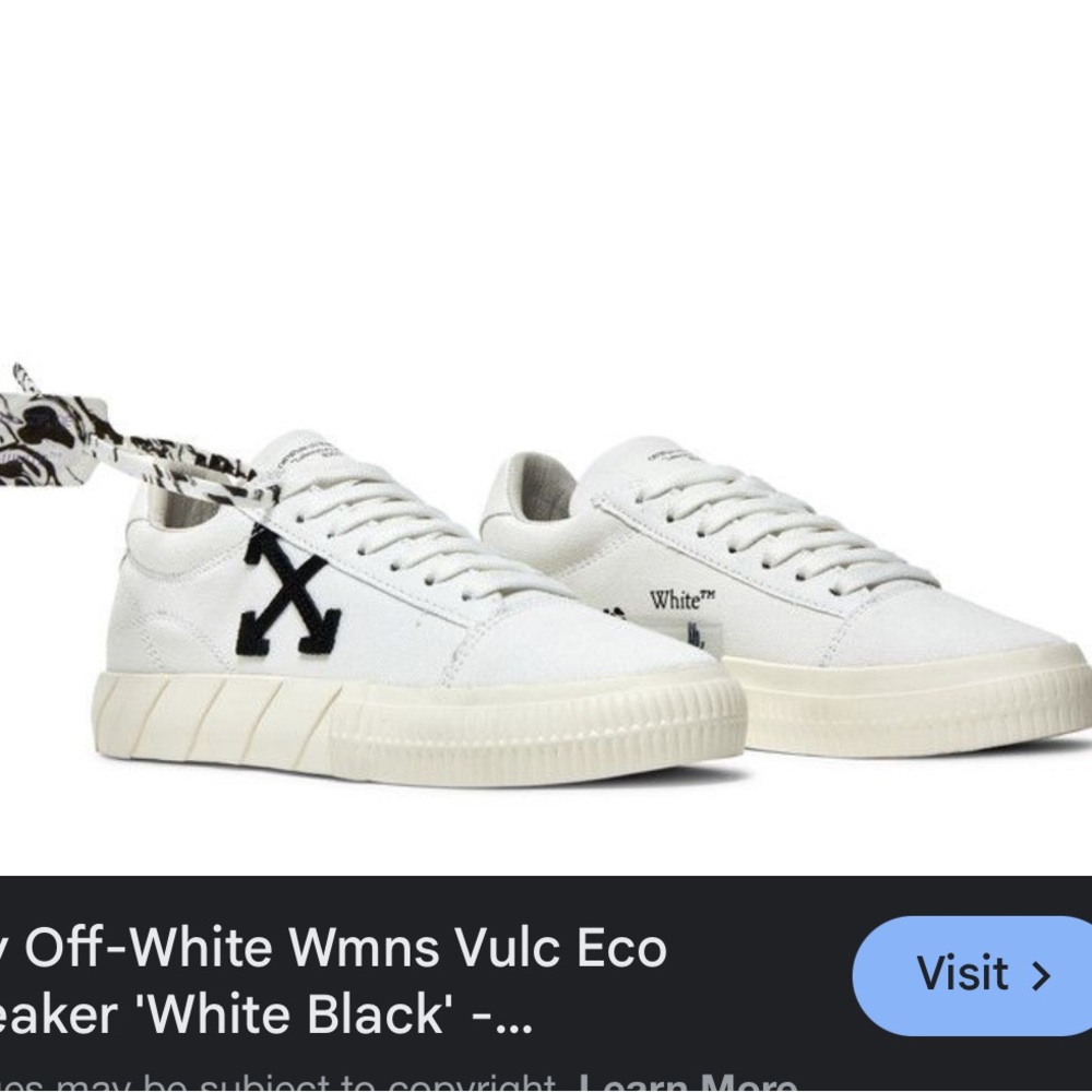 Off white sneakers